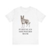 Pyrenean Shepherd Mom Shirt, Vintage Dog Sketch Tee, Dog Mom Gift