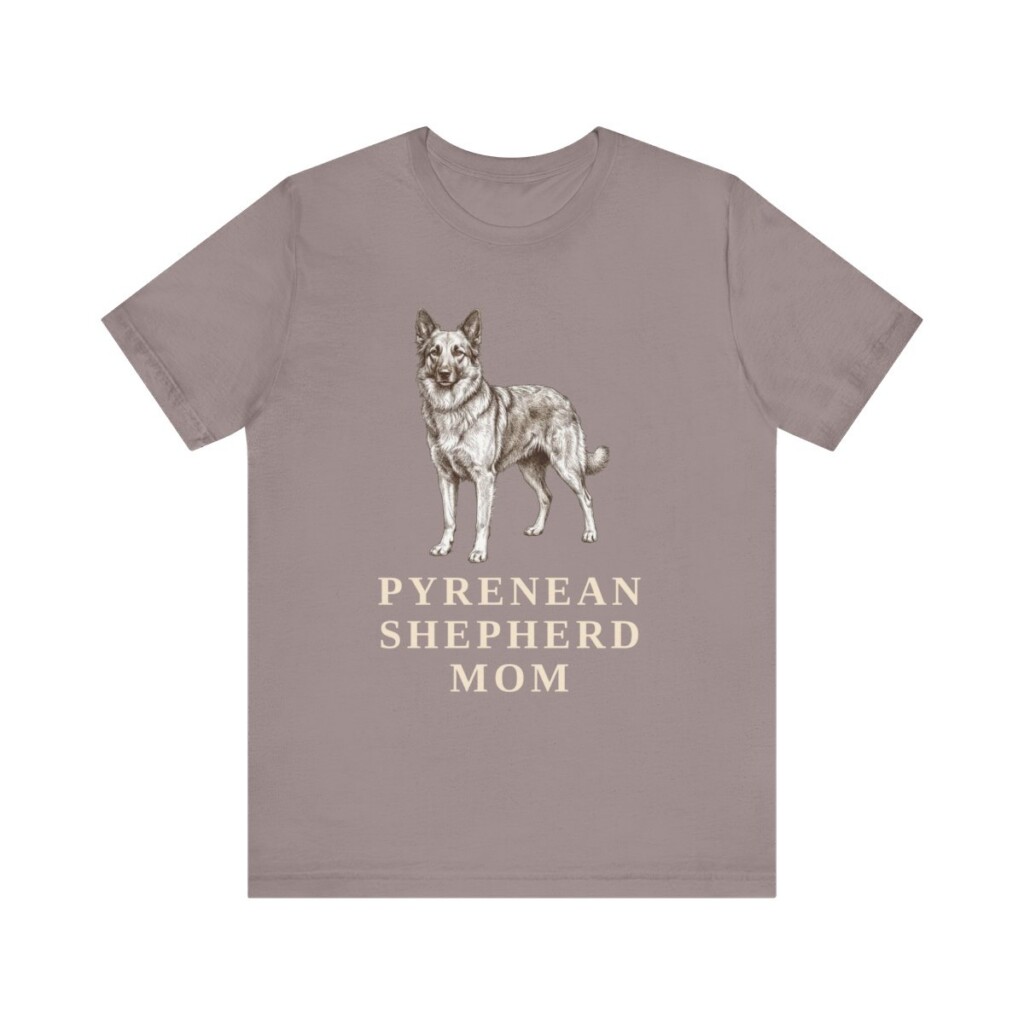 Pyrenean Shepherd Mom Shirt, Vintage Dog Sketch Tee, Dog Mom Gift