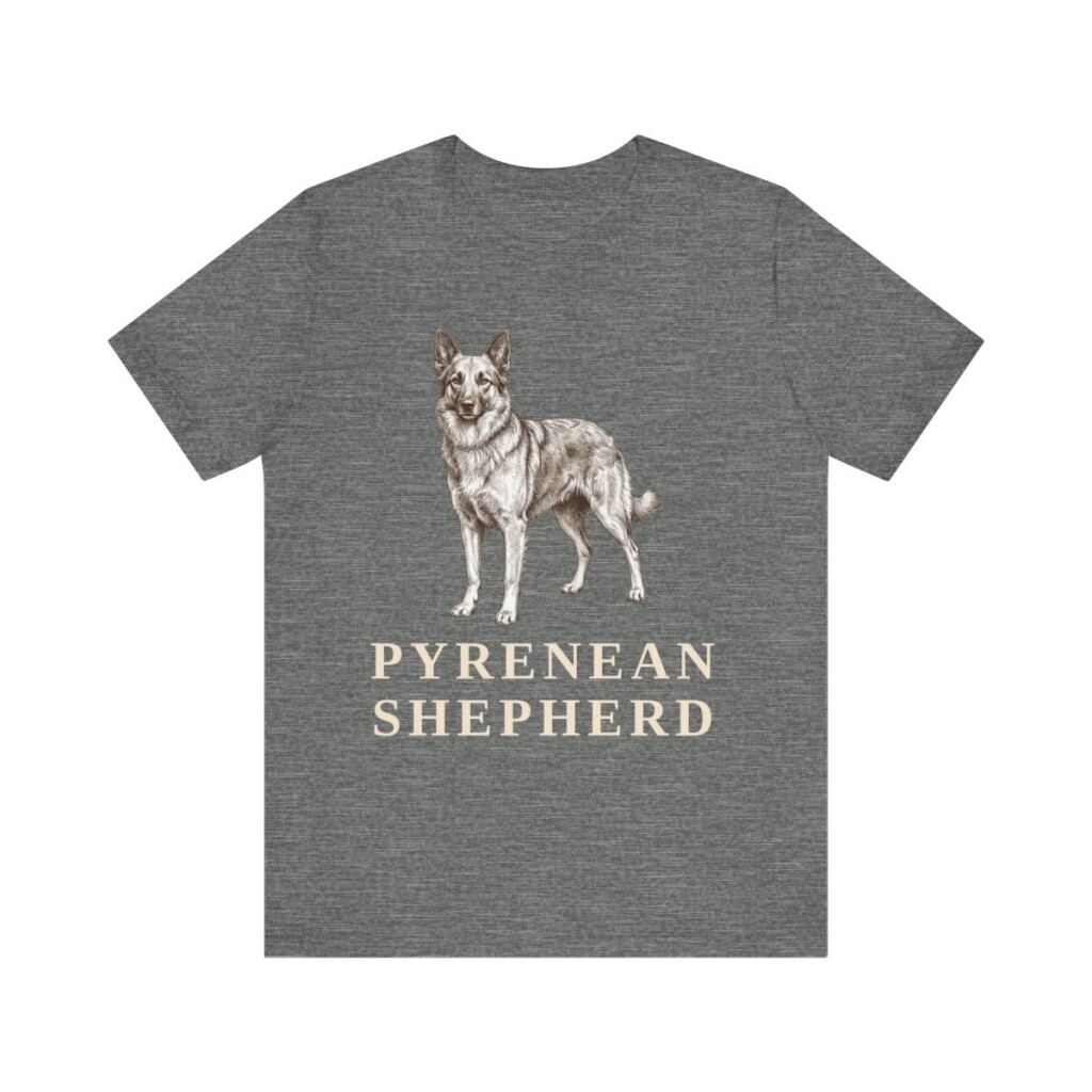Pyrenean Shepherd Lover Shirt, Vintage Dog Sketch Tee, Dog Lover Gift Pyrenean Shepherd Lover Shirt, Vintage Dog Sketch Tee, Dog Lover Gift