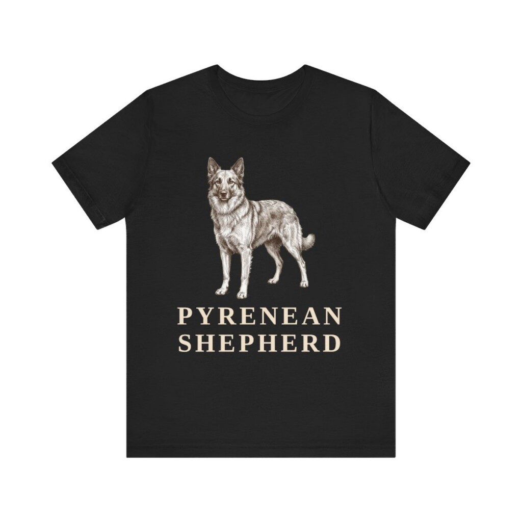 Pyrenean Shepherd Lover Shirt, Vintage Dog Sketch Tee, Dog Lover Gift Pyrenean Shepherd Lover Shirt, Vintage Dog Sketch Tee, Dog Lover Gift