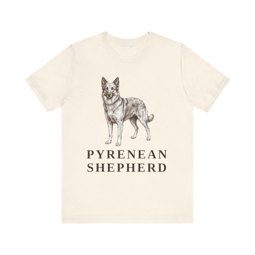 Pyrenean Shepherd Lover Shirt, Vintage Dog Sketch Tee, Dog Lover Gift Pyrenean Shepherd Lover Shirt, Vintage Dog Sketch Tee, Dog Lover Gift