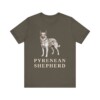 Pyrenean Shepherd Lover Shirt, Vintage Dog Sketch Tee, Dog Lover Gift Pyrenean Shepherd Lover Shirt, Vintage Dog Sketch Tee, Dog Lover Gift