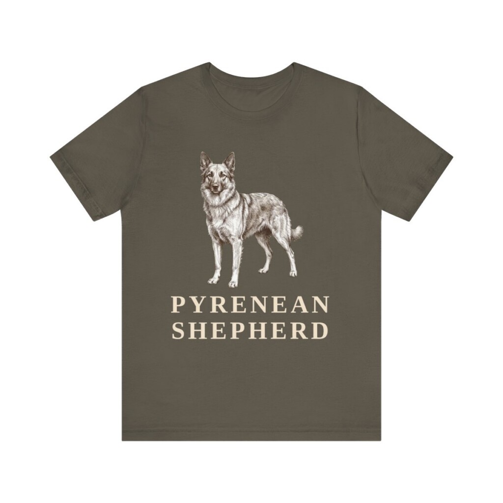 Pyrenean Shepherd Lover Shirt, Vintage Dog Sketch Tee, Dog Lover Gift Pyrenean Shepherd Lover Shirt, Vintage Dog Sketch Tee, Dog Lover Gift