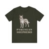 Pyrenean Shepherd Lover Shirt, Vintage Dog Sketch Tee, Dog Lover Gift Pyrenean Shepherd Lover Shirt, Vintage Dog Sketch Tee, Dog Lover Gift