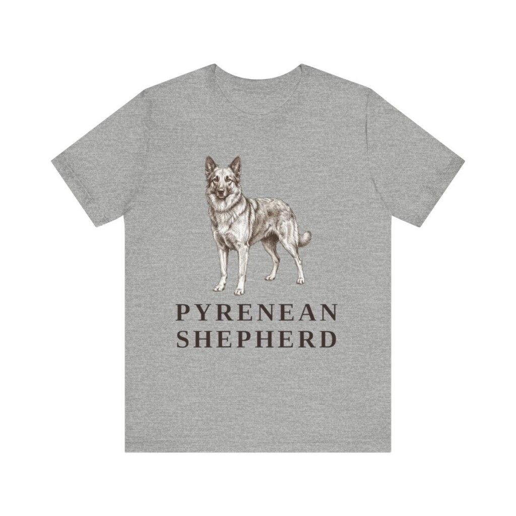 Pyrenean Shepherd Lover Shirt, Vintage Dog Sketch Tee, Dog Lover Gift Pyrenean Shepherd Lover Shirt, Vintage Dog Sketch Tee, Dog Lover Gift