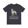 Pyrenean Shepherd Lover Shirt, Vintage Dog Sketch Tee, Dog Lover Gift Pyrenean Shepherd Lover Shirt, Vintage Dog Sketch Tee, Dog Lover Gift