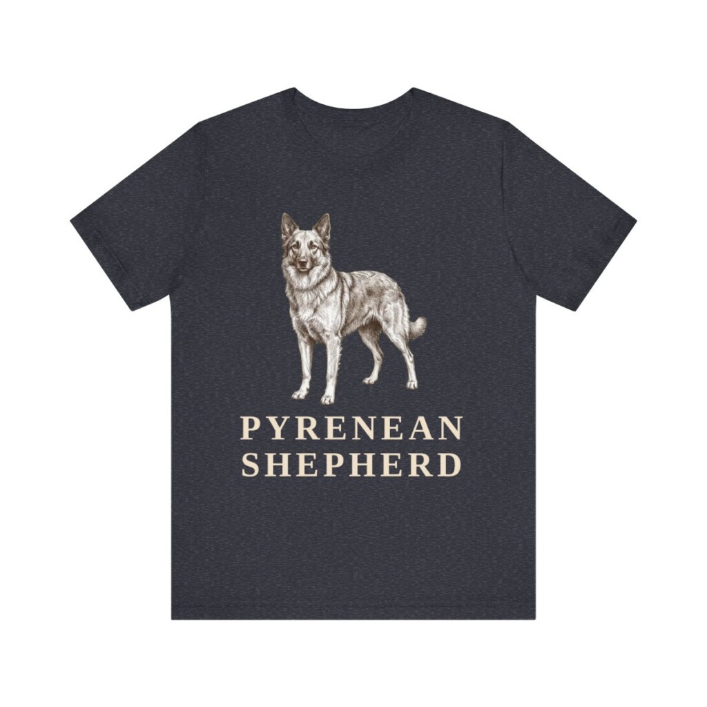 Pyrenean Shepherd Lover Shirt, Vintage Dog Sketch Tee, Dog Lover Gift Pyrenean Shepherd Lover Shirt, Vintage Dog Sketch Tee, Dog Lover Gift