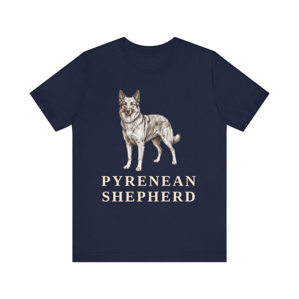 Pyrenean Shepherd Lover Shirt, Vintage Dog Sketch Tee, Dog Lover Gift Pyrenean Shepherd Lover Shirt, Vintage Dog Sketch Tee, Dog Lover Gift