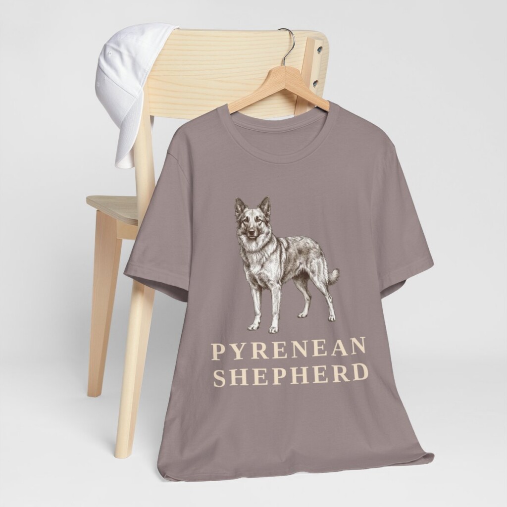 Pyrenean Shepherd Lover Shirt, Vintage Dog Sketch Tee, Dog Lover Gift Pyrenean Shepherd Lover Shirt, Vintage Dog Sketch Tee, Dog Lover Gift