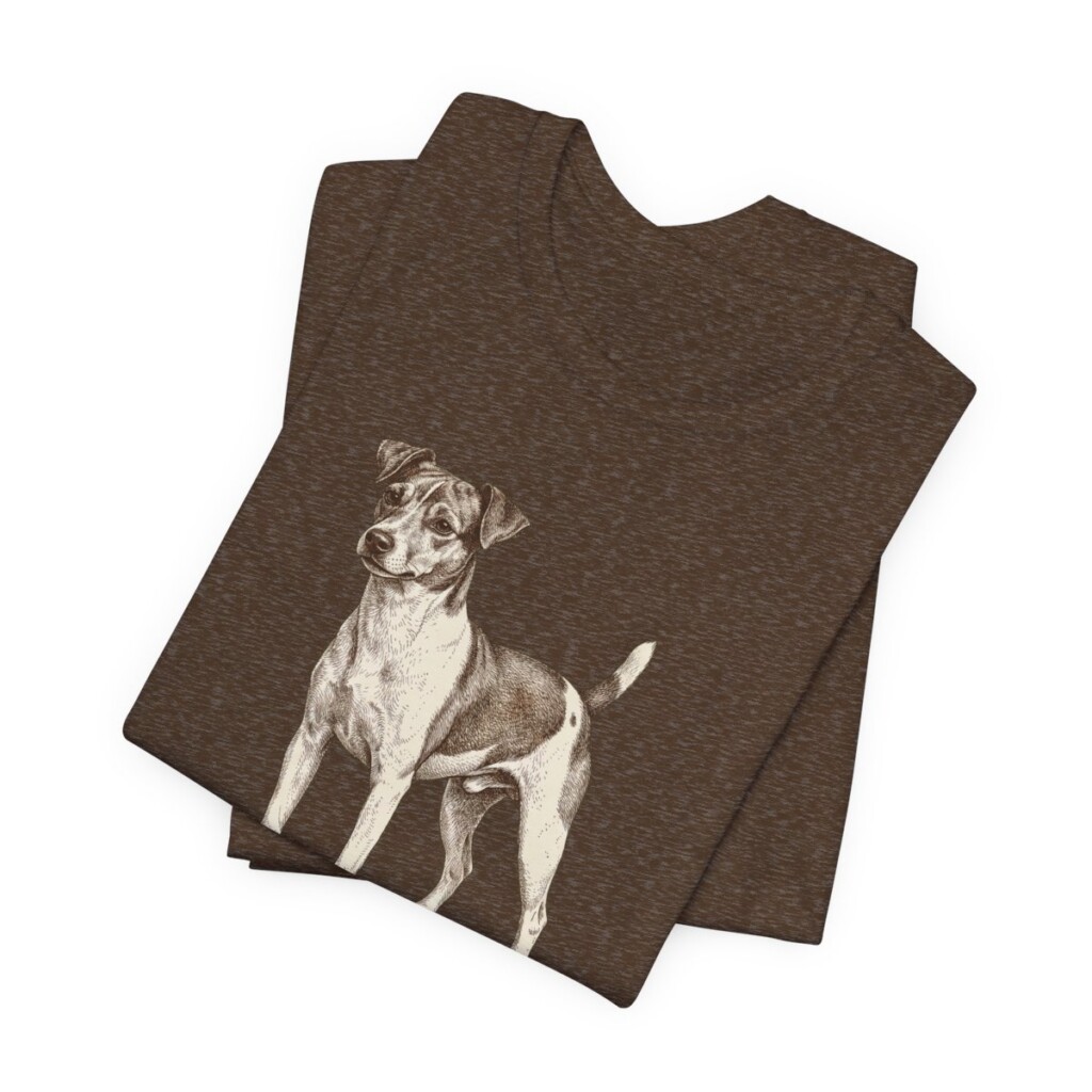 Rat Terrier Dad Shirt, Vintage Dog Sketch Tee, Dog Dad Gift Rat Terrier Dad Shirt, Vintage Dog Sketch Tee, Dog Dad Gift