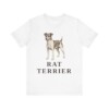 Rat Terrier Lover Shirt, Vintage Dog Sketch Tee, Dog Lover Gift Rat Terrier Lover Shirt, Vintage Dog Sketch Tee, Dog Lover Gift
