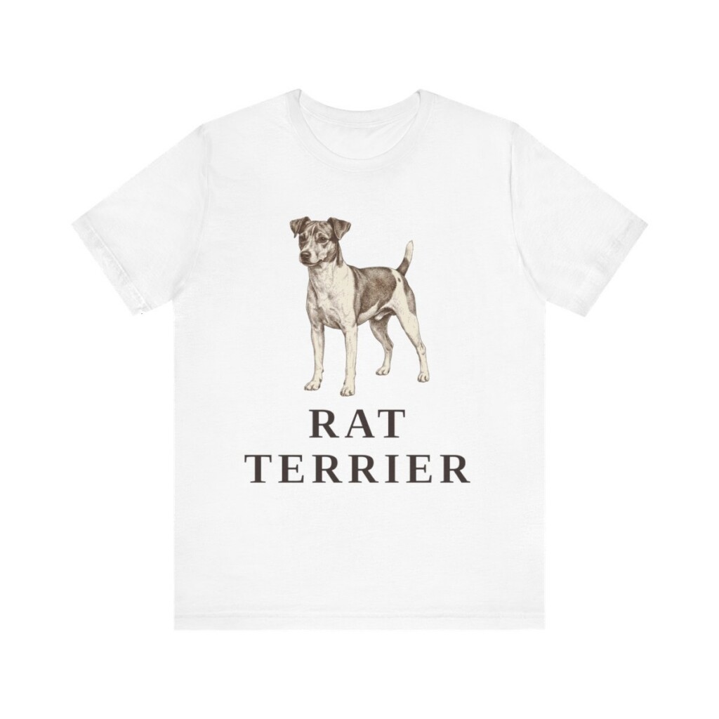 Rat Terrier Lover Shirt, Vintage Dog Sketch Tee, Dog Lover Gift Rat Terrier Lover Shirt, Vintage Dog Sketch Tee, Dog Lover Gift