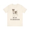 Rat Terrier Lover Shirt, Vintage Dog Sketch Tee, Dog Lover Gift Rat Terrier Lover Shirt, Vintage Dog Sketch Tee, Dog Lover Gift