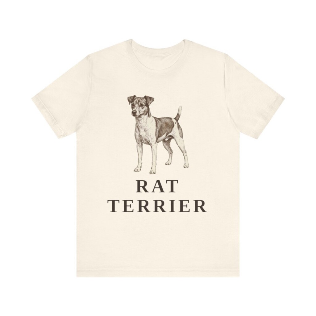 Rat Terrier Lover Shirt, Vintage Dog Sketch Tee, Dog Lover Gift Rat Terrier Lover Shirt, Vintage Dog Sketch Tee, Dog Lover Gift