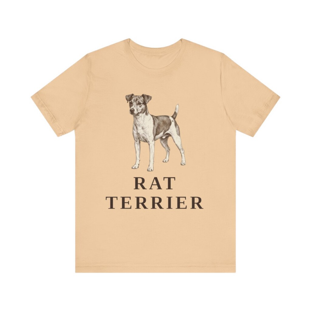 Rat Terrier Lover Shirt, Vintage Dog Sketch Tee, Dog Lover Gift Rat Terrier Lover Shirt, Vintage Dog Sketch Tee, Dog Lover Gift