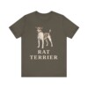 Rat Terrier Lover Shirt, Vintage Dog Sketch Tee, Dog Lover Gift Rat Terrier Lover Shirt, Vintage Dog Sketch Tee, Dog Lover Gift