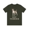 Rat Terrier Lover Shirt, Vintage Dog Sketch Tee, Dog Lover Gift Rat Terrier Lover Shirt, Vintage Dog Sketch Tee, Dog Lover Gift