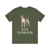 Rat Terrier Lover Shirt, Vintage Dog Sketch Tee, Dog Lover Gift Rat Terrier Lover Shirt, Vintage Dog Sketch Tee, Dog Lover Gift