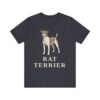Rat Terrier Lover Shirt, Vintage Dog Sketch Tee, Dog Lover Gift Rat Terrier Lover Shirt, Vintage Dog Sketch Tee, Dog Lover Gift