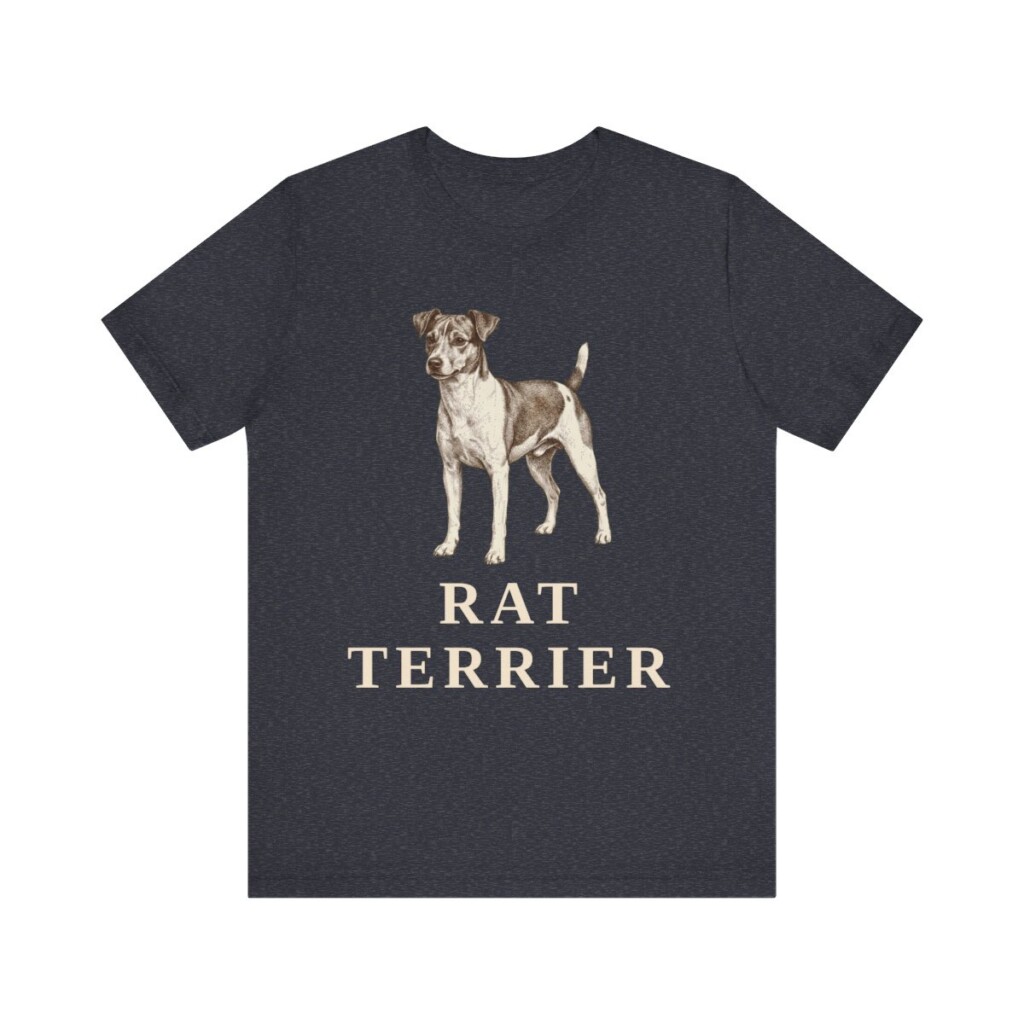 Rat Terrier Lover Shirt, Vintage Dog Sketch Tee, Dog Lover Gift Rat Terrier Lover Shirt, Vintage Dog Sketch Tee, Dog Lover Gift