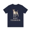 Rat Terrier Lover Shirt, Vintage Dog Sketch Tee, Dog Lover Gift Rat Terrier Lover Shirt, Vintage Dog Sketch Tee, Dog Lover Gift