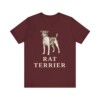 Rat Terrier Lover Shirt, Vintage Dog Sketch Tee, Dog Lover Gift Rat Terrier Lover Shirt, Vintage Dog Sketch Tee, Dog Lover Gift