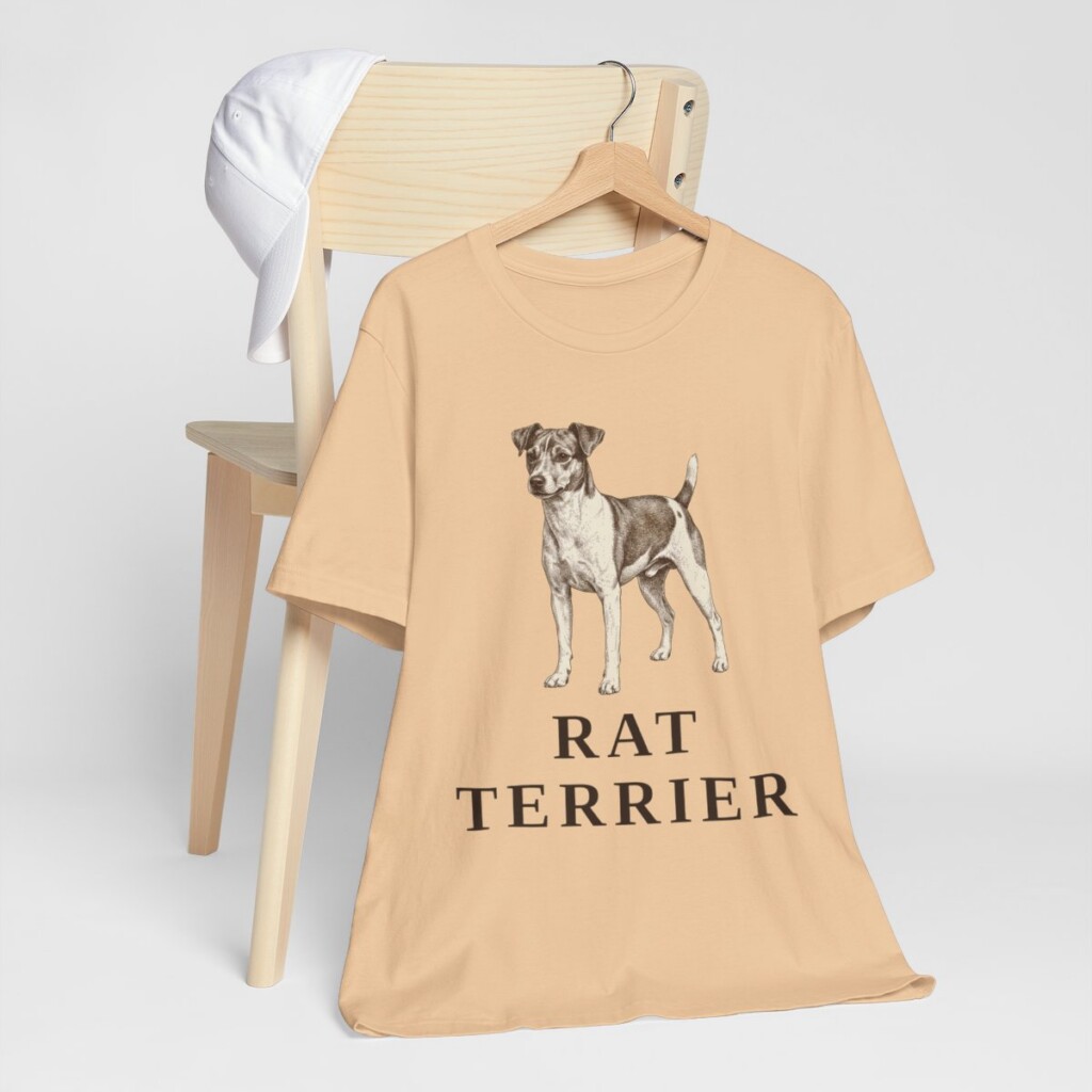 Rat Terrier Lover Shirt, Vintage Dog Sketch Tee, Dog Lover Gift Rat Terrier Lover Shirt, Vintage Dog Sketch Tee, Dog Lover Gift