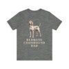 Redbone Coonhound Dad Shirt, Vintage Dog Sketch Tee, Dog Dad Gift