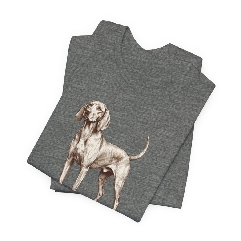 Redbone Coonhound Dad Shirt, Vintage Dog Sketch Tee, Dog Dad Gift