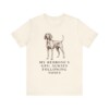 Redbone Coonhound Humor Shirt, Vintage Dog Sketch Tee, Dog Humor Gift