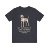 Redbone Coonhound Humor Shirt, Vintage Dog Sketch Tee, Dog Humor Gift