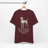 Redbone Coonhound Humor Shirt, Vintage Dog Sketch Tee, Dog Humor Gift