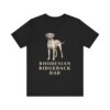 Rhodesian Ridgeback Dad Shirt, Vintage Dog Sketch Tee, Dog Dad Gift