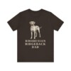 Rhodesian Ridgeback Dad Shirt, Vintage Dog Sketch Tee, Dog Dad Gift