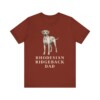 Rhodesian Ridgeback Dad Shirt, Vintage Dog Sketch Tee, Dog Dad Gift