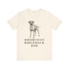 Rhodesian Ridgeback Dad Shirt, Vintage Dog Sketch Tee, Dog Dad Gift