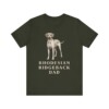 Rhodesian Ridgeback Dad Shirt, Vintage Dog Sketch Tee, Dog Dad Gift