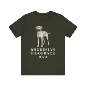 Rhodesian Ridgeback Dad Shirt, Vintage Dog Sketch Tee, Dog Dad Gift