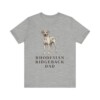 Rhodesian Ridgeback Dad Shirt, Vintage Dog Sketch Tee, Dog Dad Gift