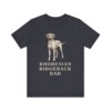 Rhodesian Ridgeback Dad Shirt, Vintage Dog Sketch Tee, Dog Dad Gift