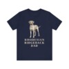 Rhodesian Ridgeback Dad Shirt, Vintage Dog Sketch Tee, Dog Dad Gift