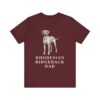 Rhodesian Ridgeback Dad Shirt, Vintage Dog Sketch Tee, Dog Dad Gift