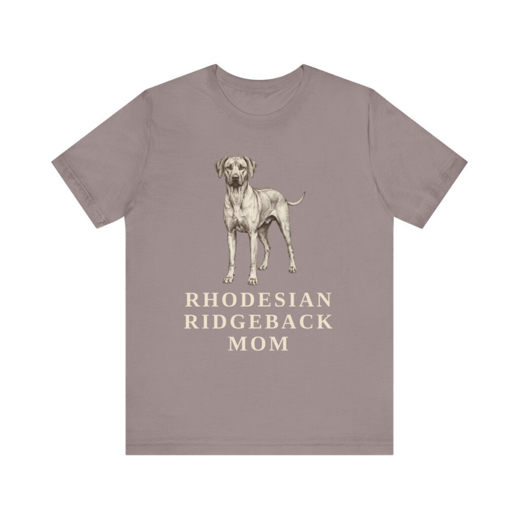 Rhodesian Ridgeback Mom Shirt, Vintage Dog Sketch Tee, Dog Mom Gift