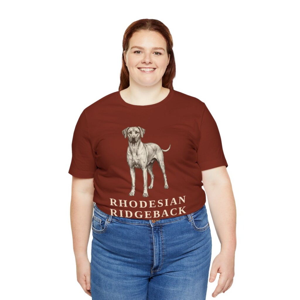 Rhodesian Ridgeback Mom Shirt, Vintage Dog Sketch Tee, Dog Mom Gift