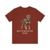 Rottweiler Dad Shirt, Vintage Dog Sketch Tee, Dog Dad Gift Rottweiler Dad Shirt, Vintage Dog Sketch Tee, Dog Dad Gift