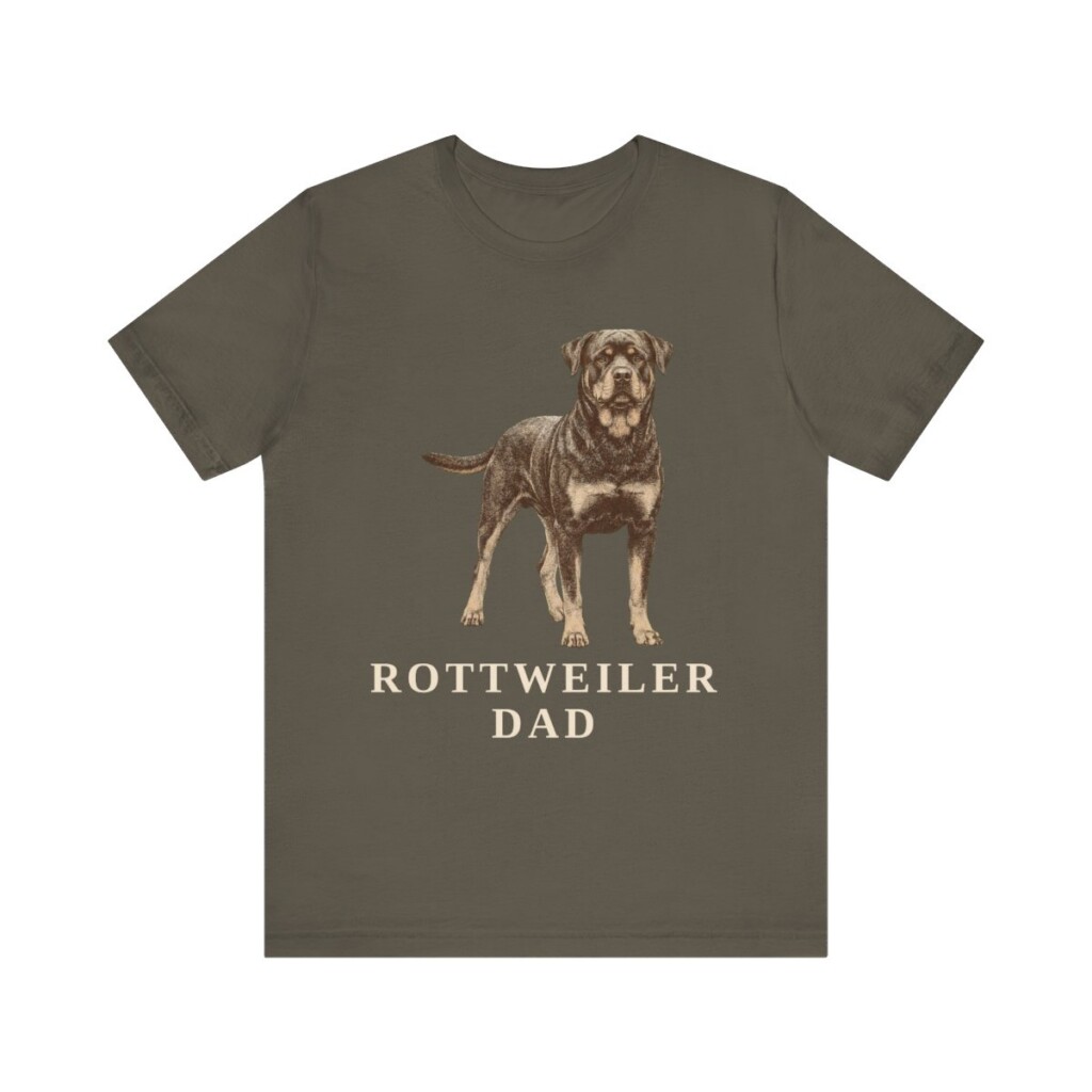 Rottweiler Dad Shirt, Vintage Dog Sketch Tee, Dog Dad Gift Rottweiler Dad Shirt, Vintage Dog Sketch Tee, Dog Dad Gift