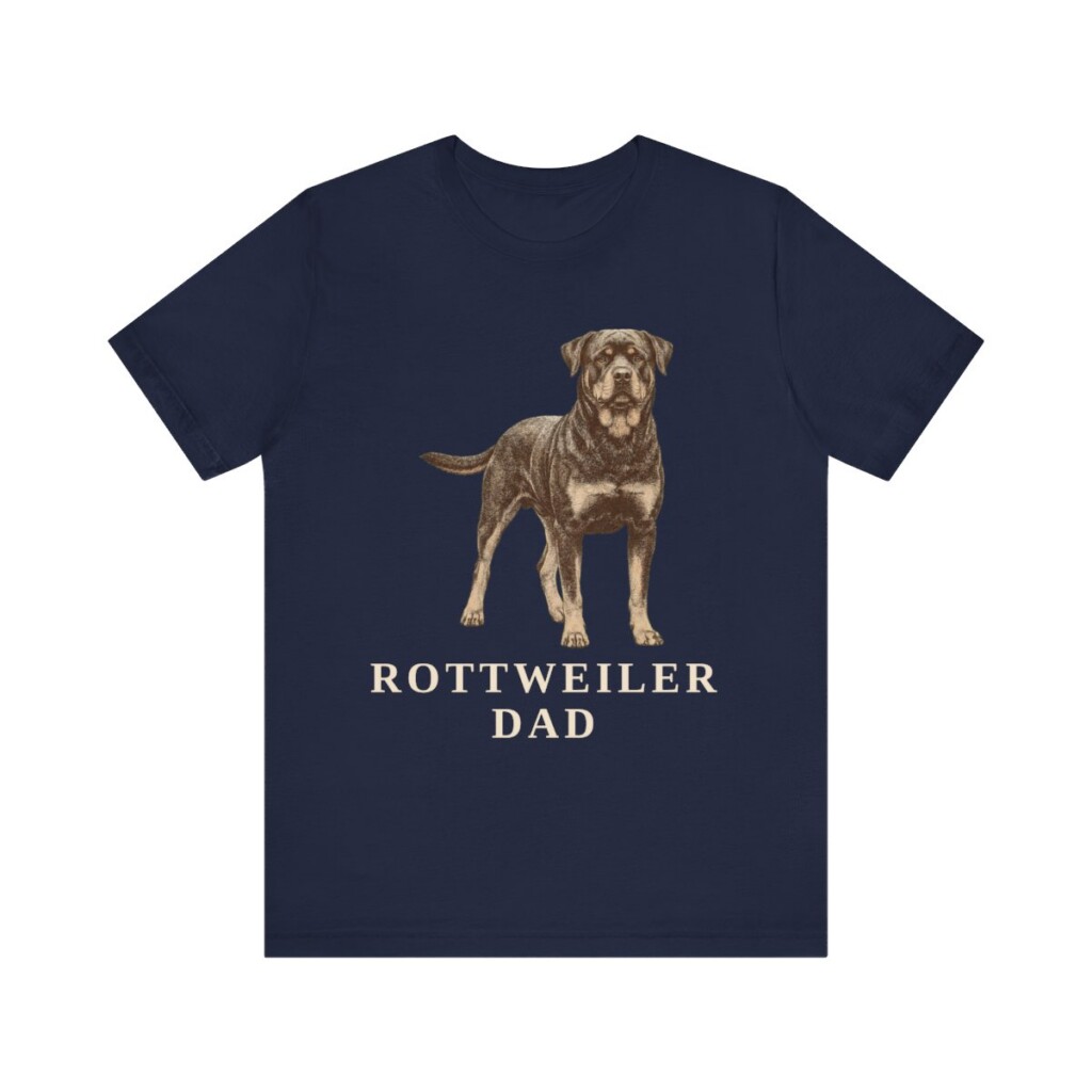 Rottweiler Dad Shirt, Vintage Dog Sketch Tee, Dog Dad Gift Rottweiler Dad Shirt, Vintage Dog Sketch Tee, Dog Dad Gift