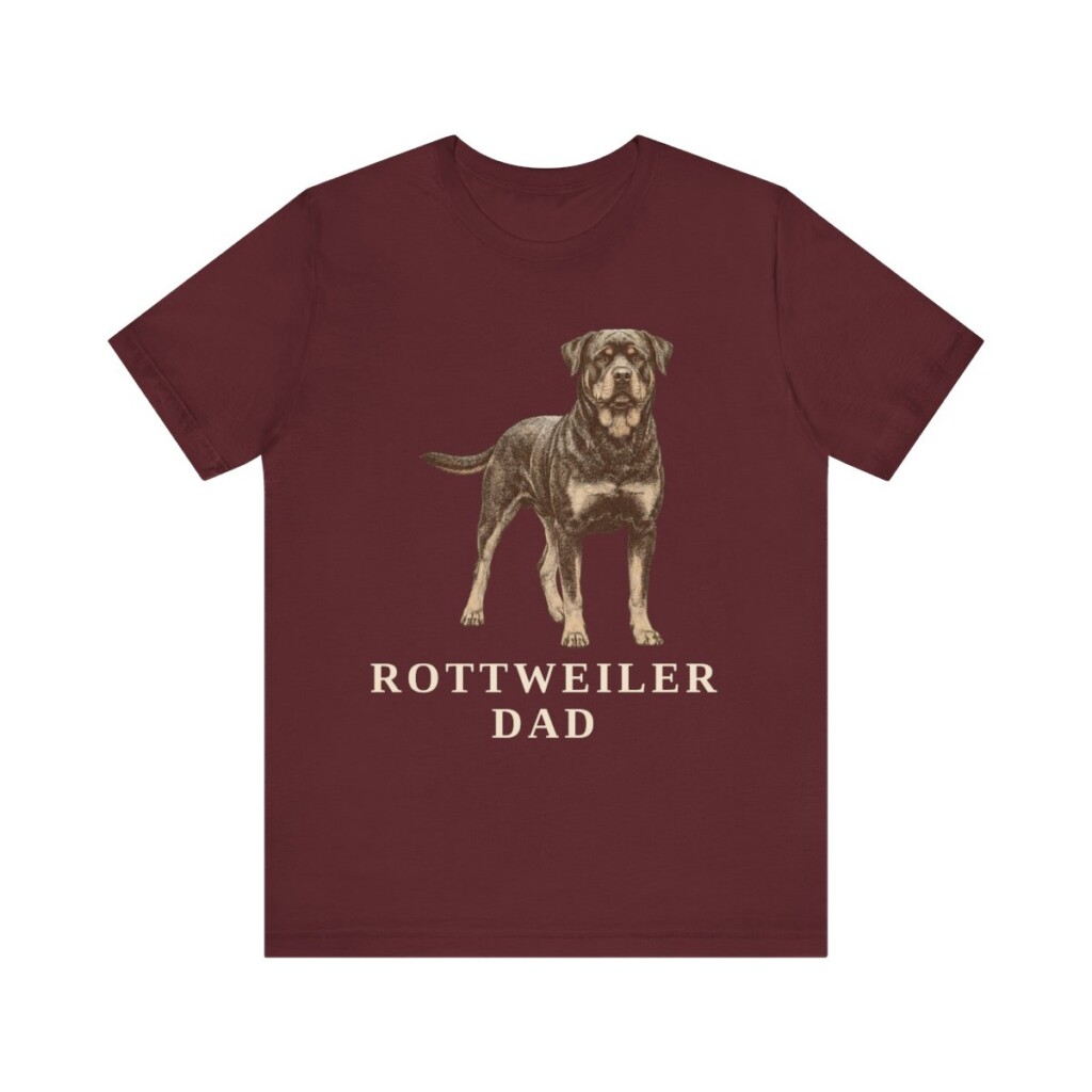 Rottweiler Dad Shirt, Vintage Dog Sketch Tee, Dog Dad Gift Rottweiler Dad Shirt, Vintage Dog Sketch Tee, Dog Dad Gift