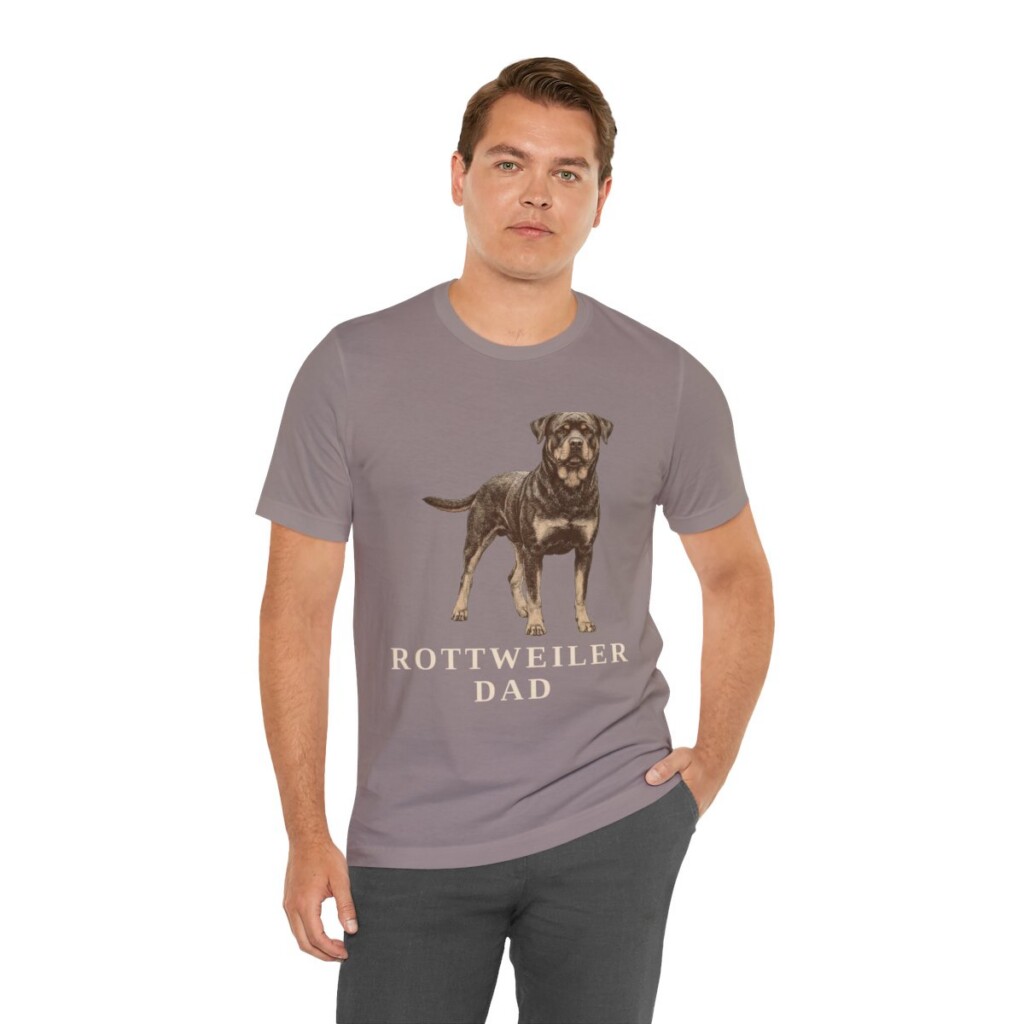 Rottweiler Dad Shirt, Vintage Dog Sketch Tee, Dog Dad Gift Rottweiler Dad Shirt, Vintage Dog Sketch Tee, Dog Dad Gift