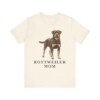Rottweiler Mom Shirt, Vintage Dog Sketch Tee, Dog Mom Gift Rottweiler Mom Shirt, Vintage Dog Sketch Tee, Dog Mom Gift